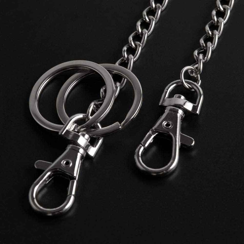 Teskyer Silver Keychain with Both Ends Lobster Clasps and Extra 2 Ring –  Teskyer US