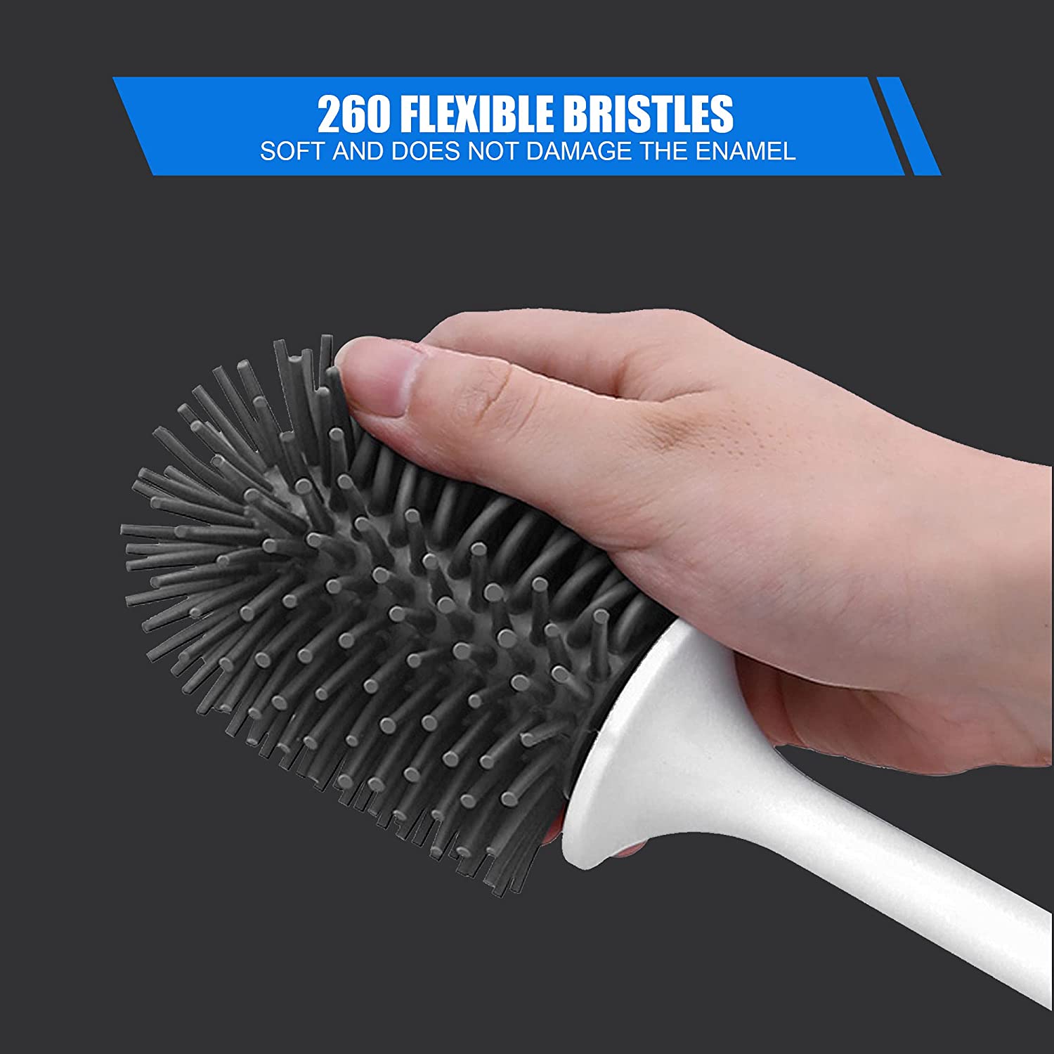 Plastic Silicone Toilet Bowl Cleaner Brush Bathroom Toilet Cleaning Brush  Holder Set - Buy Plastic Silicone Toilet Bowl Cleaner Brush Bathroom Toilet  Cleaning Brush Holder Set Product on