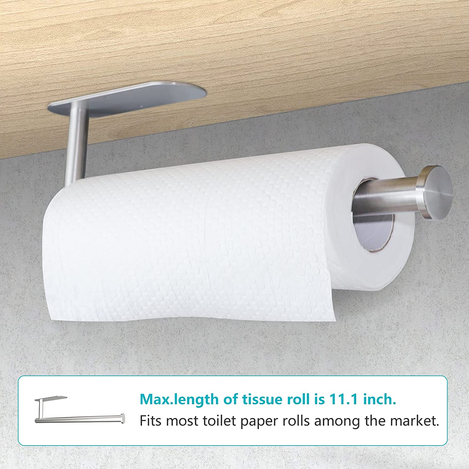 Paper Towel Holder Kitchen Towel Holder Wall Mount Towel Roll